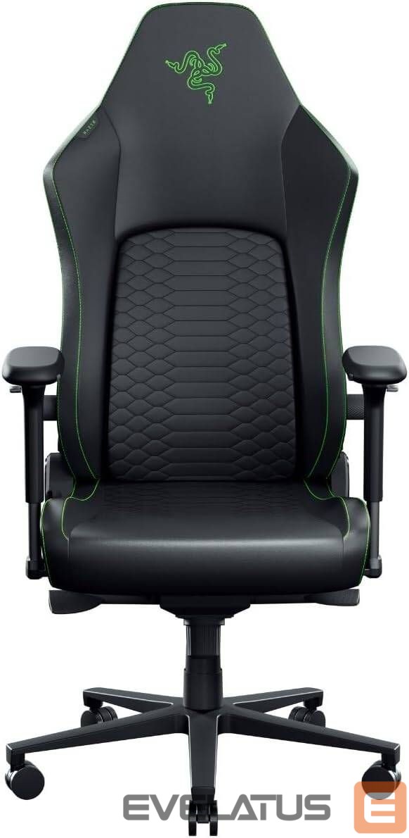 Компьютерные креслa / столы Razer Ergonomic Gaming Chair with Breathable Comfort | Iskur V2 NewGen | Black/Green