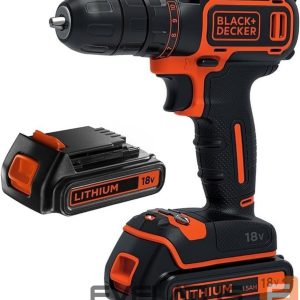 Kalakaubad Black & Decker  Cordless Drill | BDCDC18B-QW | 18 V | 2x 1.5 Ah | Li-Ion 
