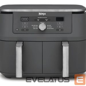 Настольный гриль Ninja  DZ400EU Dual Zone Air Fryer, 9.5 L, Grey 