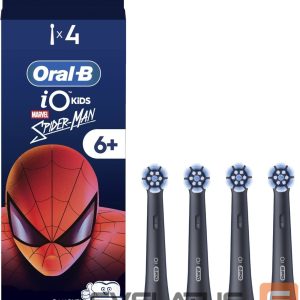 Hambahari Oral-B  Replacement brush heads | iO kids Refills Spiderman | Heads | For kids | Number of brush heads included 4 