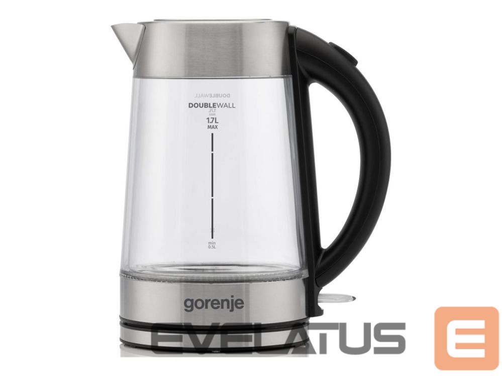 Veekeetja GORENJE K17GDWII Kettle, Electric, Capacity 1.7 L, Power 2200 W, Stainless steel |