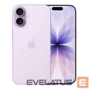 Смартфон Apple  | iPhone 17 | Lavender | 6.3 " | 2622 x 1206 pixels | OLED | A19 | Internal RAM 8 GB | 512 GB | Dual SIM | Nano SIM | 5G | Main camera resolution 48 MP | iOS 26 | Secondary camera resolution 48 MP 
