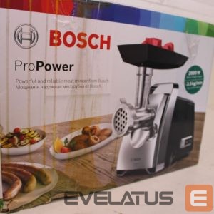 Мясорубка Bosch  SALE OUT.  Meat Grinder | MFW67440 ProPower | Black | 2000 W | Number of speeds 1 | Throughput (kg/min) 3.5 | DAMAGED PACKAGING 