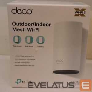Роутер TP-Link  SALE OUT.  Deco X50-Outdoor AX3000 Outdoor Whole Home Mesh WiFi 6 Unit | SALE OUT.  AX3000 Outdoor Whole Home Mesh WiFi 6 Unit | Deco X50-Outdoor | 802.11ax | 10/100/1000 Mbit/s | Ethernet LAN (RJ-45) ports 2 | Mesh Support Yes | MU-MiMO Yes | No mobile broadband | 24 month(s) | DAMAGED PACKAGING 