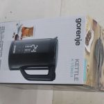 Teapot GORENJE  SALE OUT.  |  Kettle | K17DWDII | Electric | 2200 W | 1.7 L | Stainless Steel | 360° rotational base | Black | DEMO, SCRATCHED 