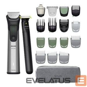 Juukselõikur Philips  All-in-One Hair Trimmer | MG9557 | Cordless | Wet & Dry | Number of length steps 27 | Black/Silver 