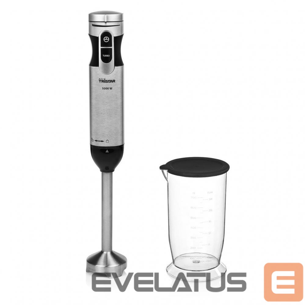 Mikserid ja blenderid Tristar MX-4828 | Hand Blender | 1000 W | Number of speeds 1 | Turbo mode | Ice crushing | Stainless Steel