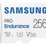 Zibatmiņa Samsung  Samsung Pro Endurance MicroSD 256GB White
