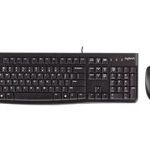 Datora tastatūra Logitech  LOGI MK120 corded Desktop black USB(RUS) 