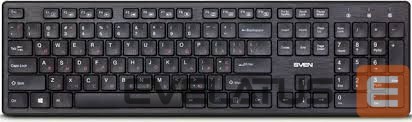 Arvuti klaviatuur Sven KB-E5800W Black