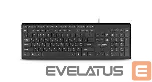 Arvuti klaviatuur Sven KB-E5800W Black