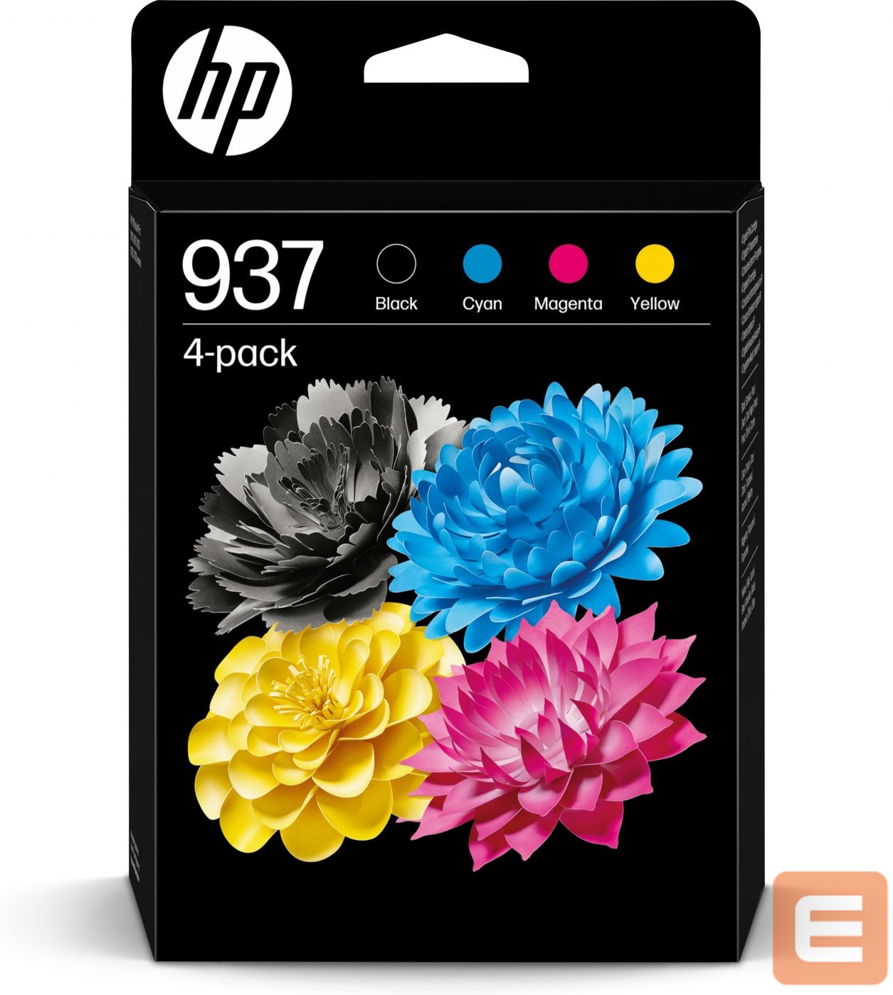 Printerid HP HP 937 CMYK Original Ink Cartridge 4-Pac
