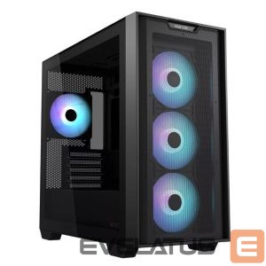 Arvuti korpus Asus  Case||A21 PLUS|MidiTower|Case product features Transparent panel|Not included|MicroATX|MiniITX|Colour Black|A21PLUSTGARGBBLACK 