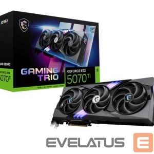 Графическая карта / Видеокарты MSI  Graphics Card||NVIDIA GeForce RTX 5070 Ti|16 GB|GDDR7|256 bit|PCIE 5.0 16x|Dual Slot Fansink|1xHDMI|3xDisplayPort|RTX5070TI16GGAMTRIOOC 