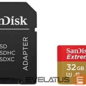 Muu arvutitarvik SANDISK BY WESTERN DIGITAL  MEMORY MICRO SDHC 32GB UHS-I/W/A SDSQXAF-032G-GN6AT 