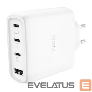 Cables and wires Trust  MOBILE CHARGER WALL MAXO 65W/4-PORT GAN WHITE 26068 
