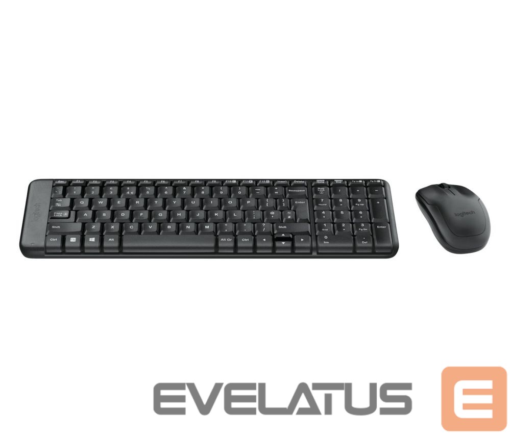 Arvuti klaviatuur Logitech KEYBOARD WRL COMBO MK220/BLACK 920-003161