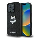 Other Phone Accessory Karl Lagerfeld  Karl Lagerfeld Monogram Choupette Head Pin iPhone 16 Pro Case - Black 