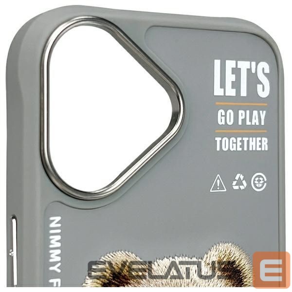 Other goods Nimmy Nimmy Cool&Cute 2.0 Bear Case for iPhone 16 - Gray
