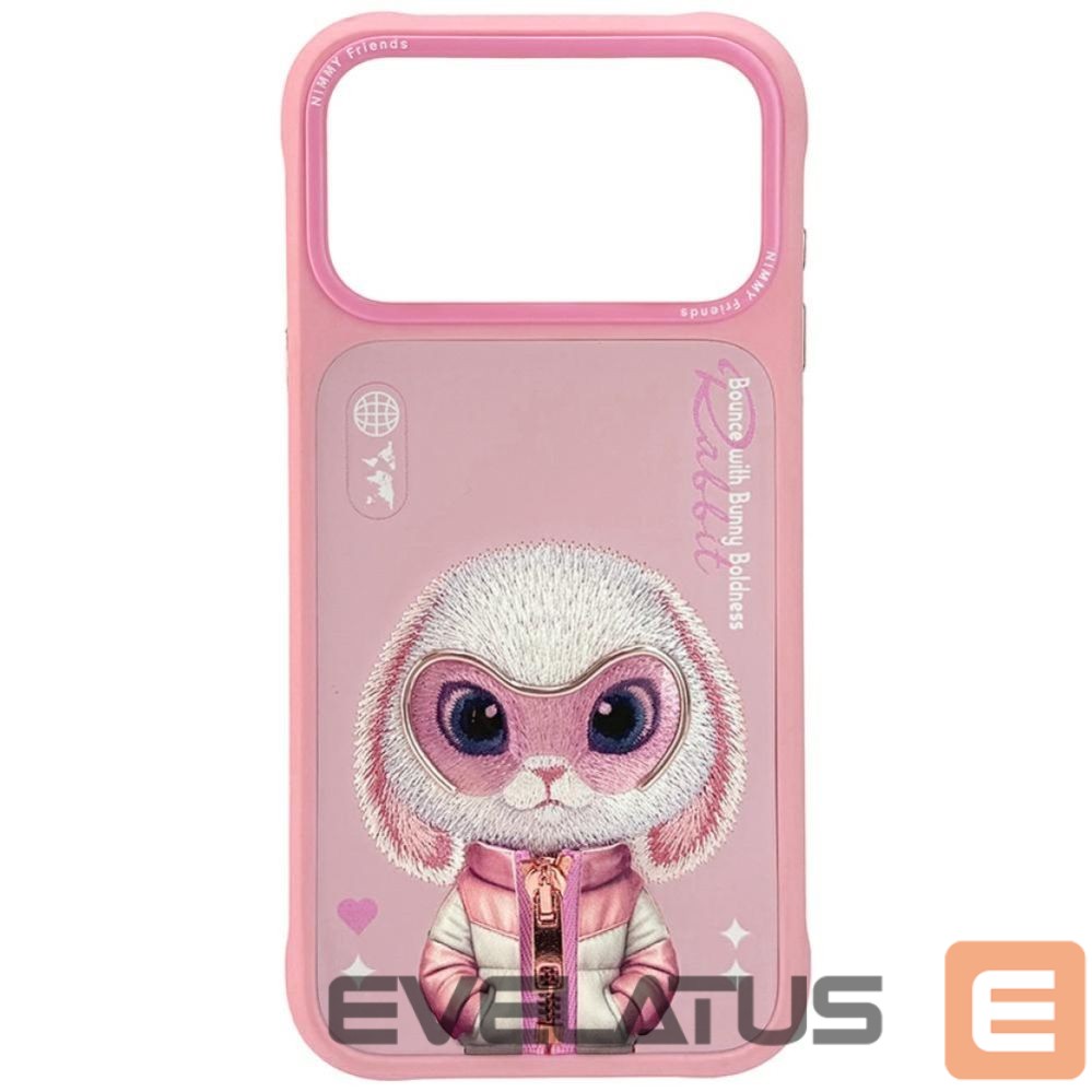 Muud kaubad Nimmy Nimmy Cool&Cute 2.0 Rabbit Case for iPhone 17 Pro - Pink