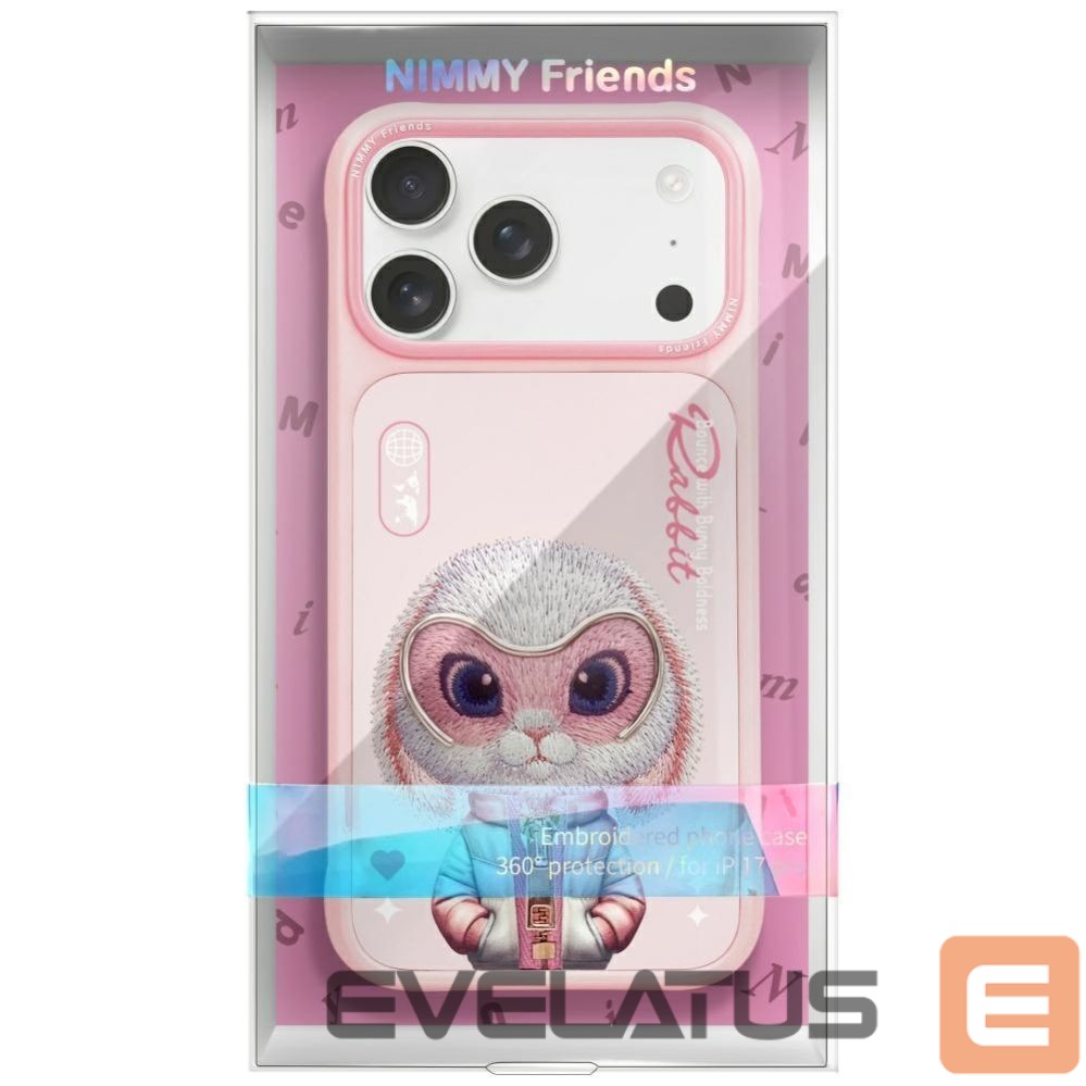 Muud kaubad Nimmy Nimmy Cool&Cute 2.0 Rabbit Case for iPhone 17 Pro - Pink