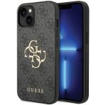 Tagakaaned Guess  Guess 4G Big Metal Logo case for iPhone 15 Plus - gray 