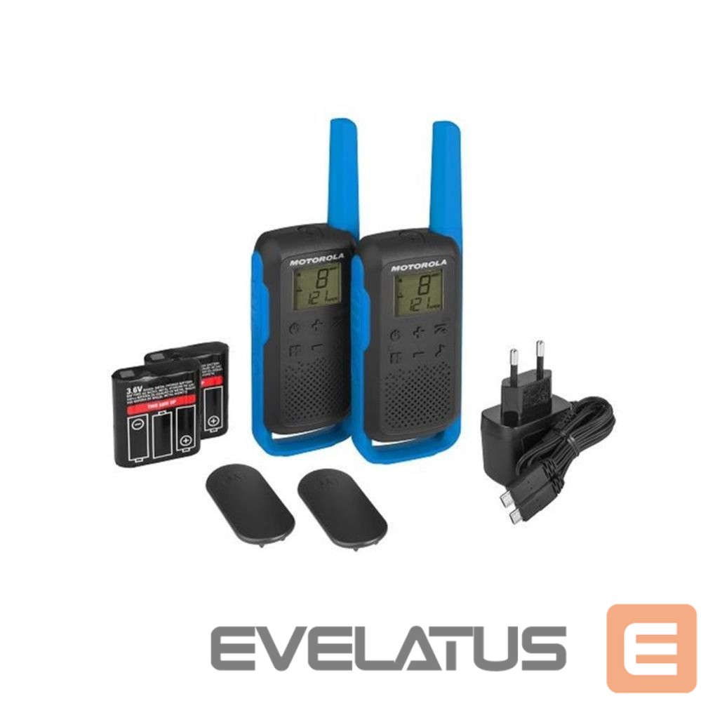 Radios Motorola Motorola Talkabout T62 twin-pack + charger blue