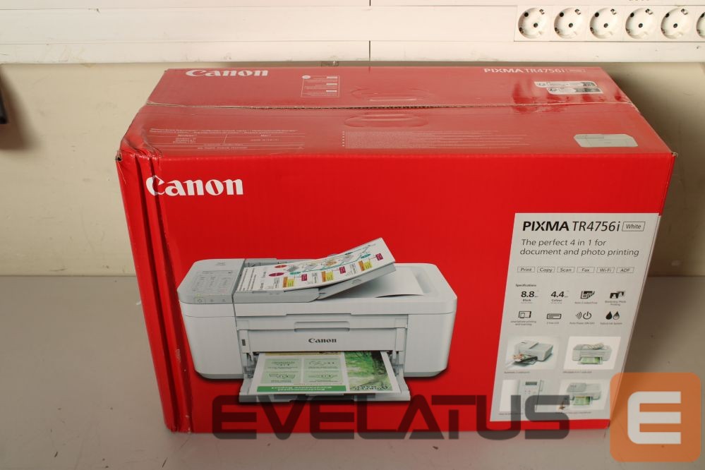 Printerid Canon SALE OUT. IJ MFP PIXMA TR4756i WH EUR White | PIXMA TR4756i | Inkjet | Colour | Multifunction printer | A4/Legal | Wi-Fi | White | DAMAGED PACKAGING