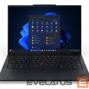 Портативный компьютер Lenovo  ThinkPad E14 G7 Intel | Black | 14 " | IPS | WUXGA | 1920 x 1200 pixels | Anti-glare | Intel Core Ultra 7 | 258V | 32 GB | Soldered LPDDR5x | Solid-state drive capacity 512 GB | Intel Arc Graphics 140V | Windows 11 Pro | 802.11ax | Bluetooth version 5.3 | Keyboard language English | Keyboard backlit | Warranty 36 month(s) | Battery warranty 12 month(s) 