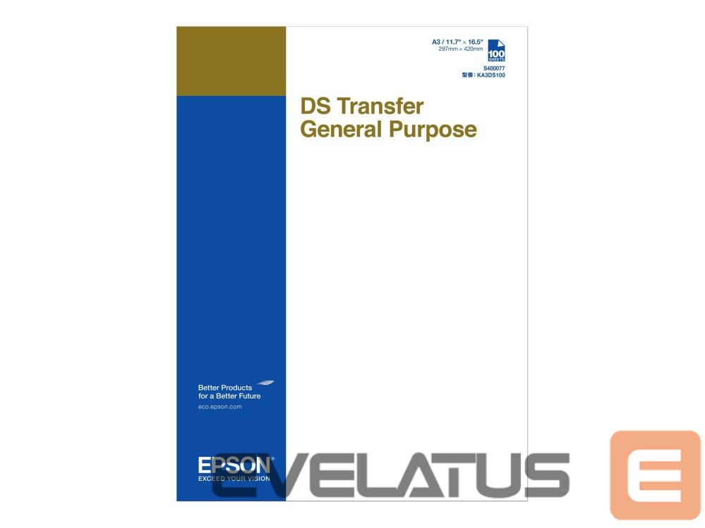 Office supplies EPSON DS Transfer General Purpose 100 Sheets | 87 g/m² | A3