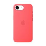 Tagakaaned Apple  iPhone 17e Silicone Case with MagSafe – Bright Guava | 