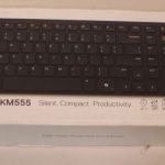 Computer keyboard Dell  SALE OUT.  KM555 | Keyboard and Mouse Set | Wireless | Lithuanian | Black | REFURBISHED 