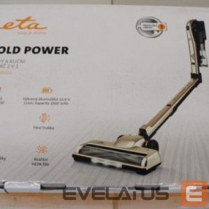 Tolmuimeja ETA  SALE OUT.  Vacuum Cleaner | Gold Power 1212 90000 | Cordless operating | 250 W | 21.6 V | Operating time (max) 35 min | Cream | Warranty 24 month(s) | DEMO, USED 